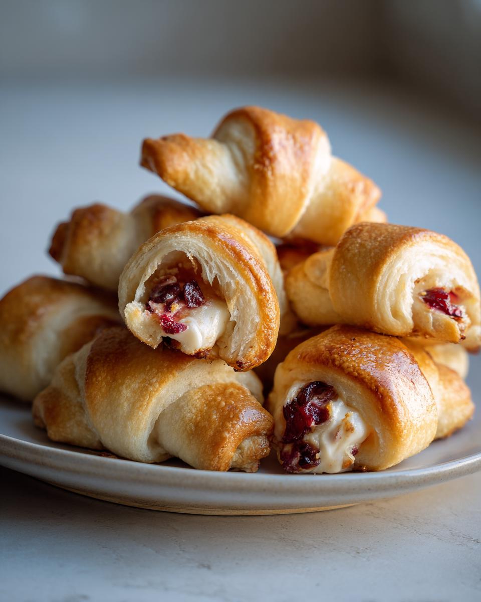 Cranberry Cream Cheese Crescent Bites - detail 2