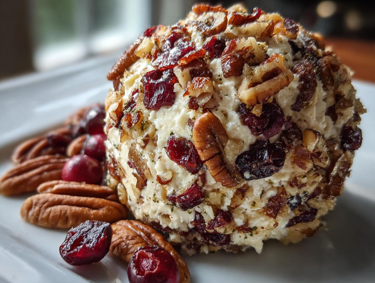 Cranberry Pecan Cheese Ball: The Holiday Appetizer I Make Every Year - detail 3
