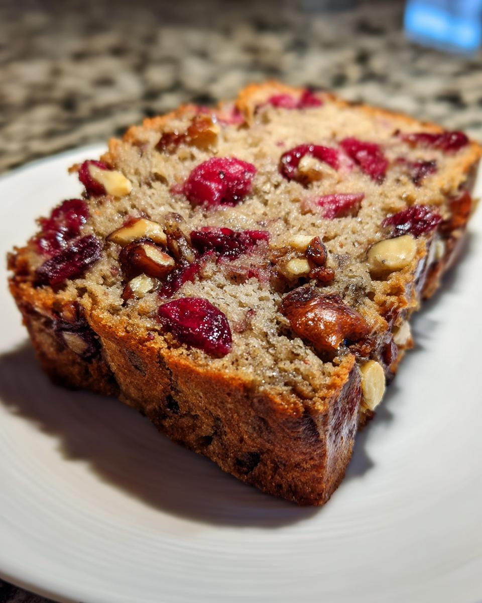 Cranberry Walnut Bread – Tart, Nutty & Perfectly Festive! - detail 1