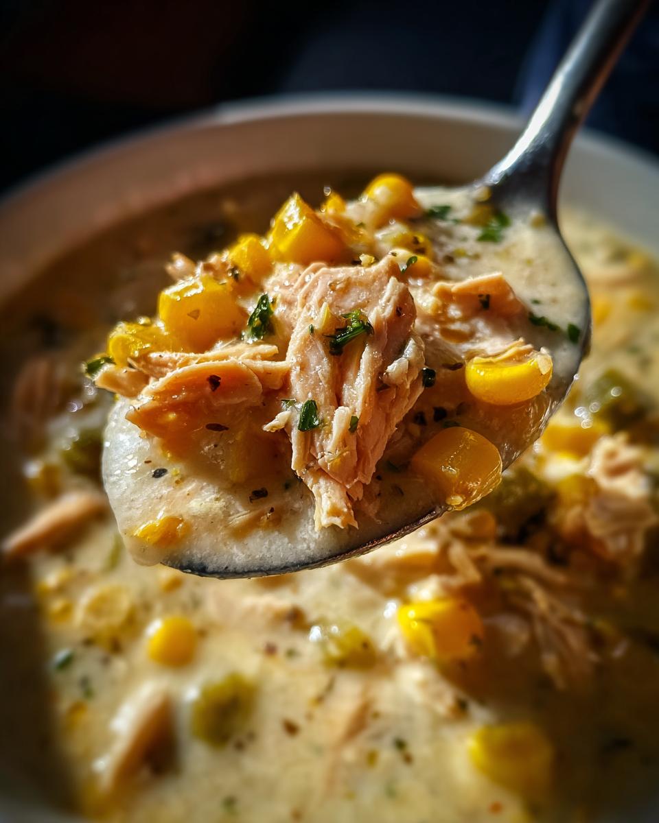 Crockpot Chicken Corn Chowder - detail 2