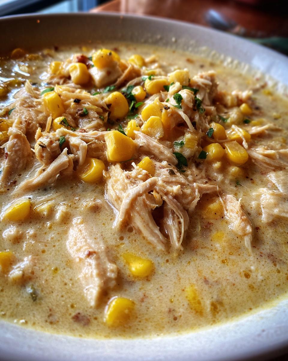 Crockpot Chicken Corn Chowder - detail 3