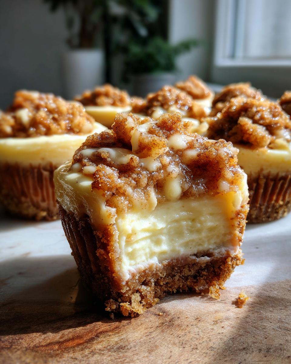 Easy Apple Crisp Mini Cheesecakes You Need to Try This Fall! 🍏 - detail 1