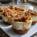 Easy Apple Crisp Mini Cheesecakes You Need to Try This Fall! 🍏
