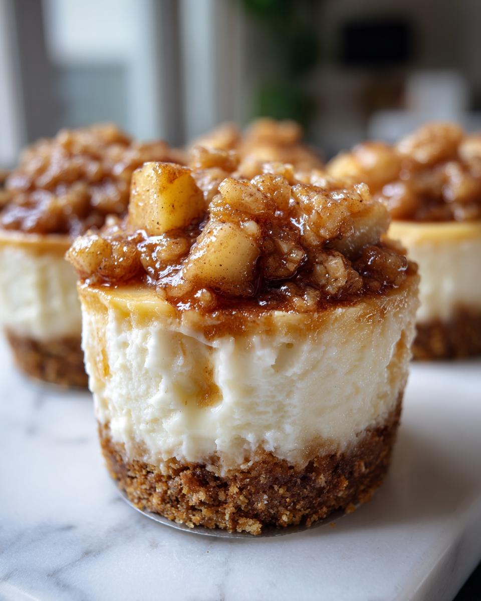 Easy Apple Crisp Mini Cheesecakes You Need to Try This Fall! 🍏 - detail 2