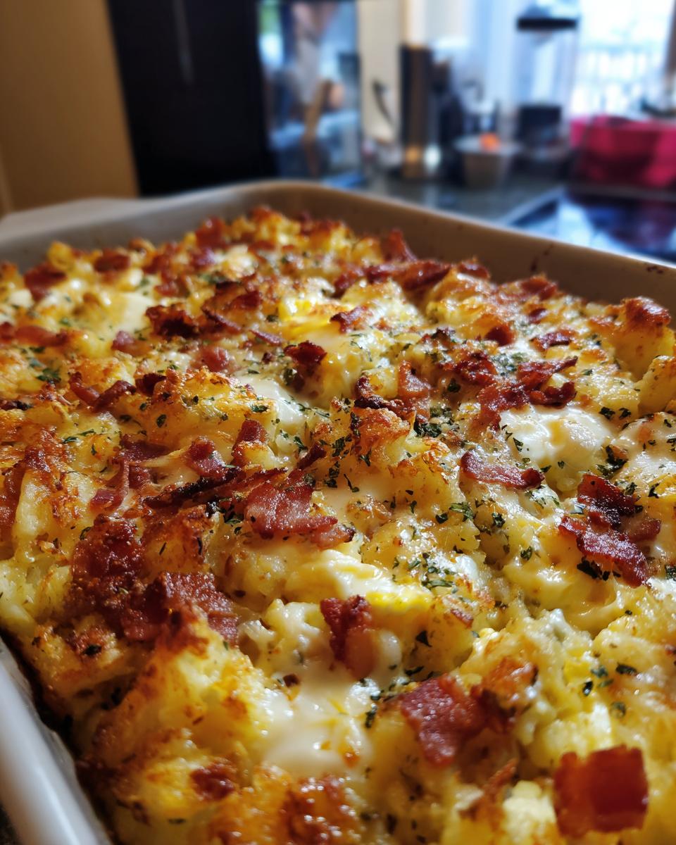 Easy Bacon, Egg, and Hashbrown Casserole Recipe - detail 1