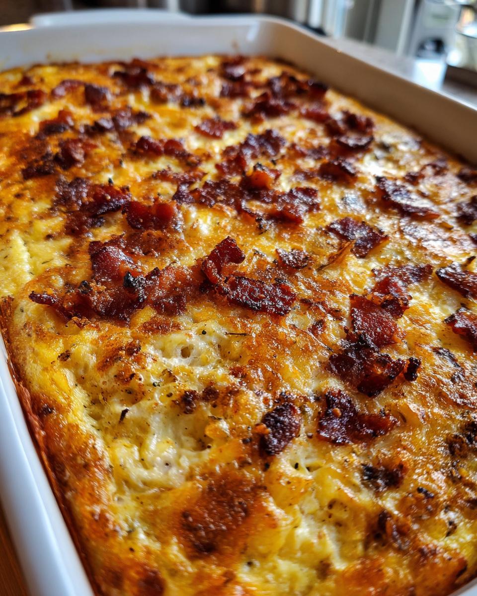 Easy Bacon, Egg, and Hashbrown Casserole Recipe - detail 2