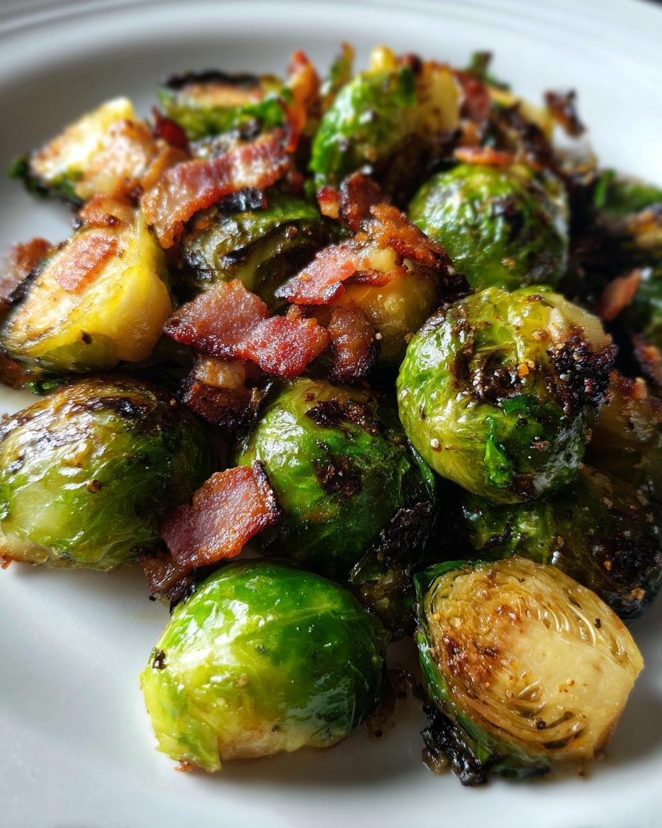 Easy Brussels Sprouts and Bacon - detail 1