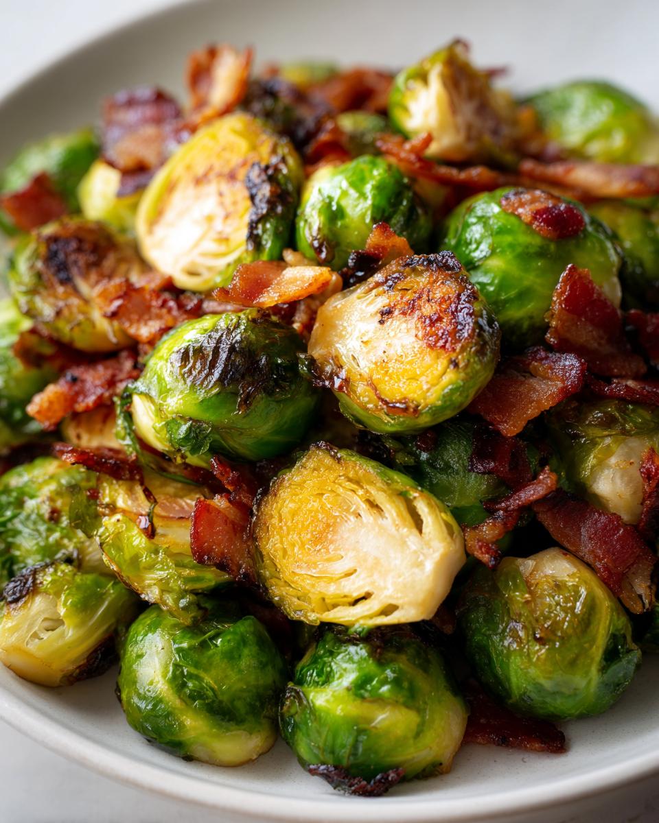 Easy Brussels Sprouts and Bacon - detail 2