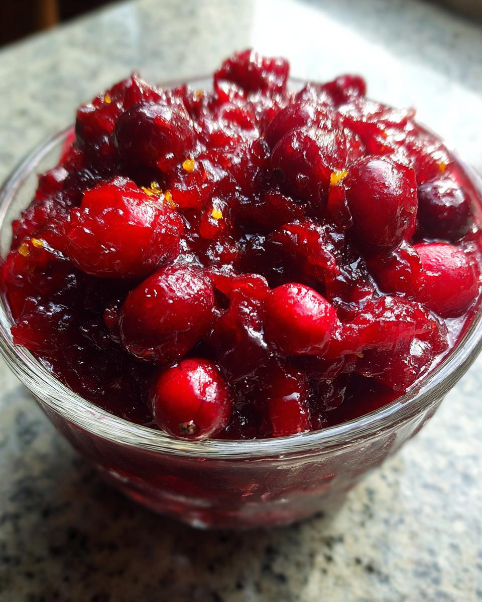 Easy Cranberry Orange Sauce - Thanksgiving Side Dish - detail 1