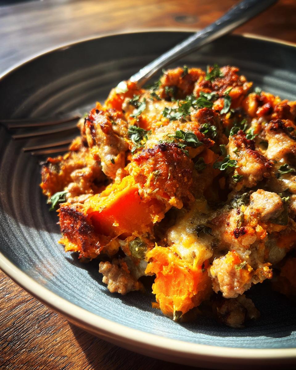 Easy Ground Turkey Sweet Potato Bake Recipe - detail 1