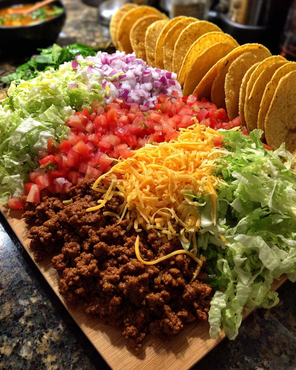 Easy Taco Recipe Dinner Board #tacos #tacoboard #easytacos | Lekker eten, Eten recepten, Eten - detail 3