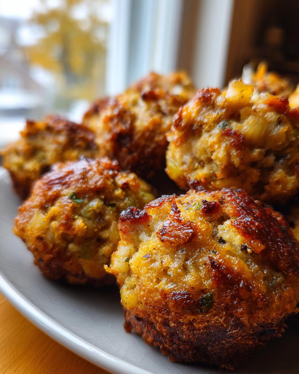 Easy & Tasty Turkey Stuffing Balls Recipe - detail 2