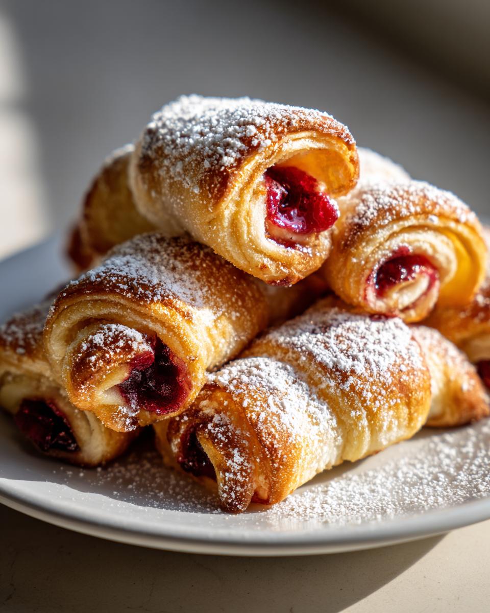 Festive Christmas Cranberry Roll Ups - detail 2