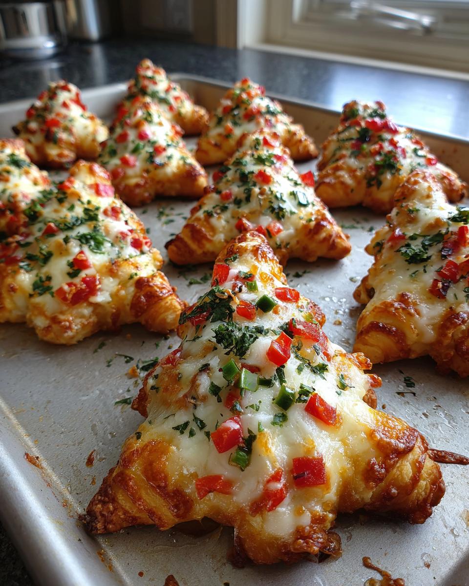 Festive Tree-Shaped Mini Pizzas - detail 2