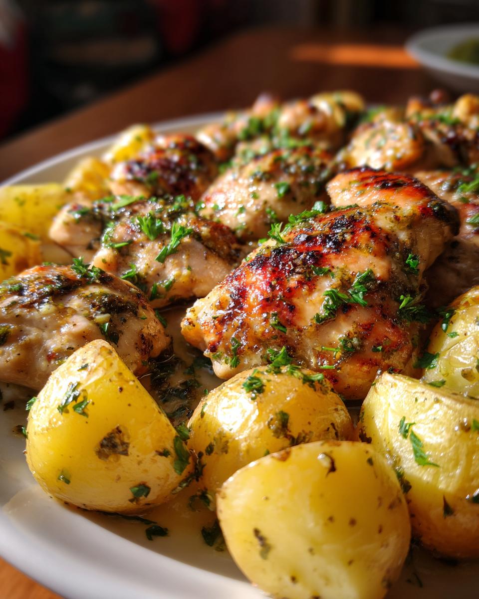Garlic Parmesan Chicken and Potatoes (One-Pan Dinner) - detail 1
