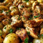 Garlic Parmesan Chicken and Potatoes (One-Pan Dinner)