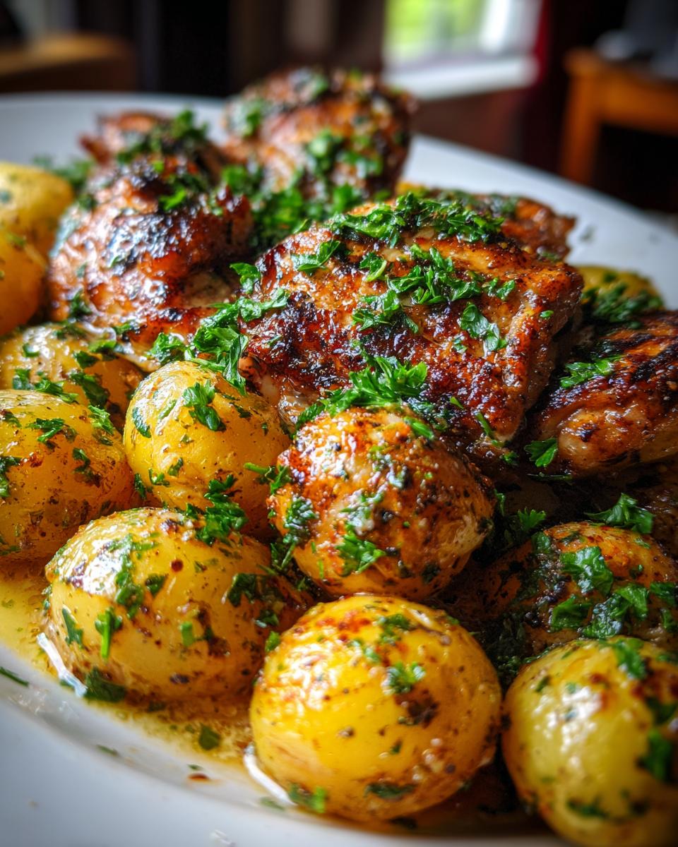 Garlic Parmesan Chicken and Potatoes (One-Pan Dinner) - detail 2