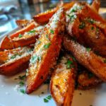 Garlic Parmesan Sweet Potato Wedges You Need to Try!