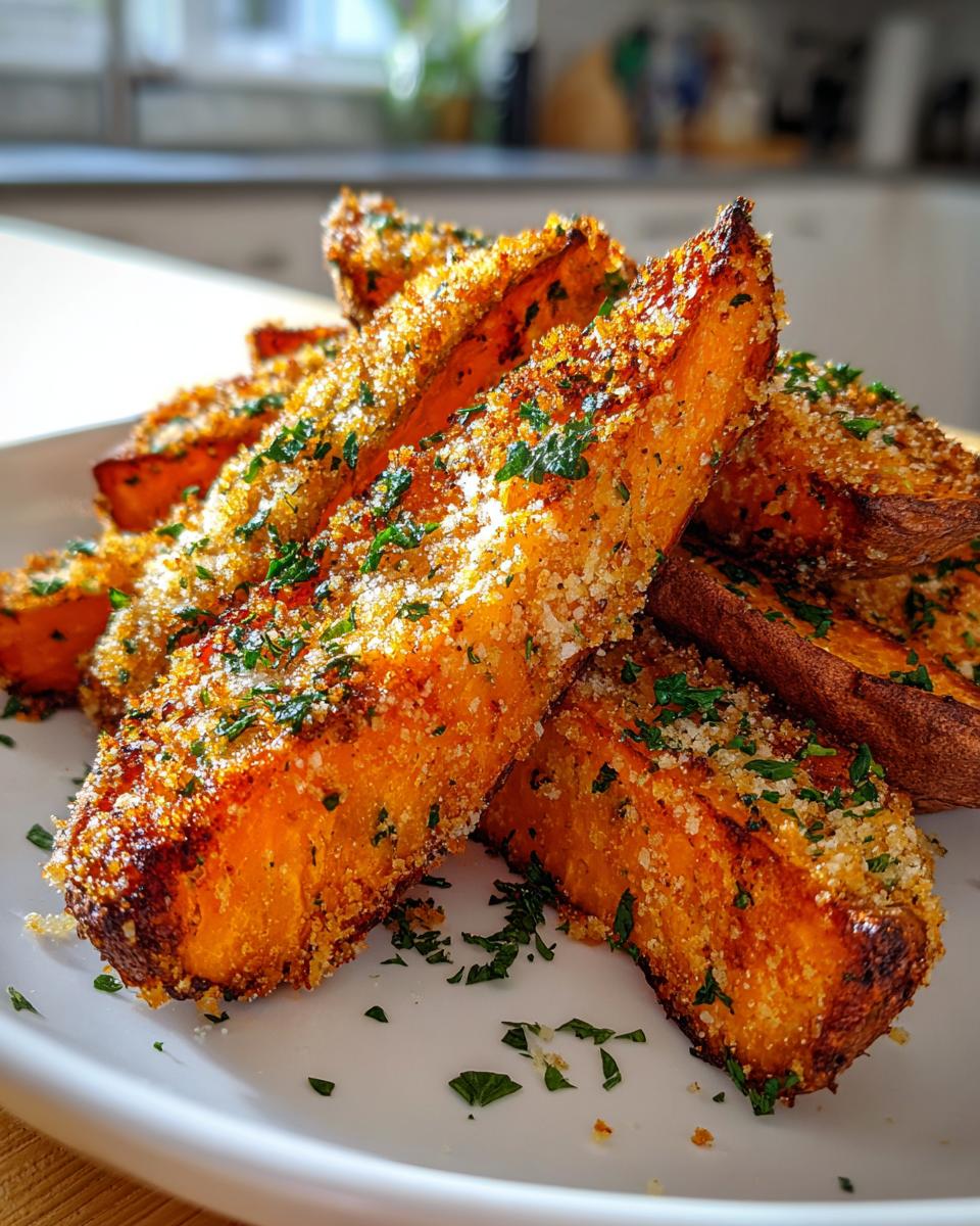 Garlic Parmesan Sweet Potato Wedges You Need to Try! - detail 3
