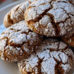 Gingerbread Crinkle Cookies for the Holiday Cookie Swap