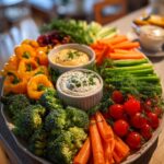 Gorgeous fall vegetable platter