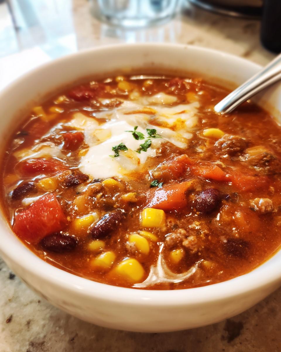 High Protein Creamy Taco Soup - CookTune - detail 1