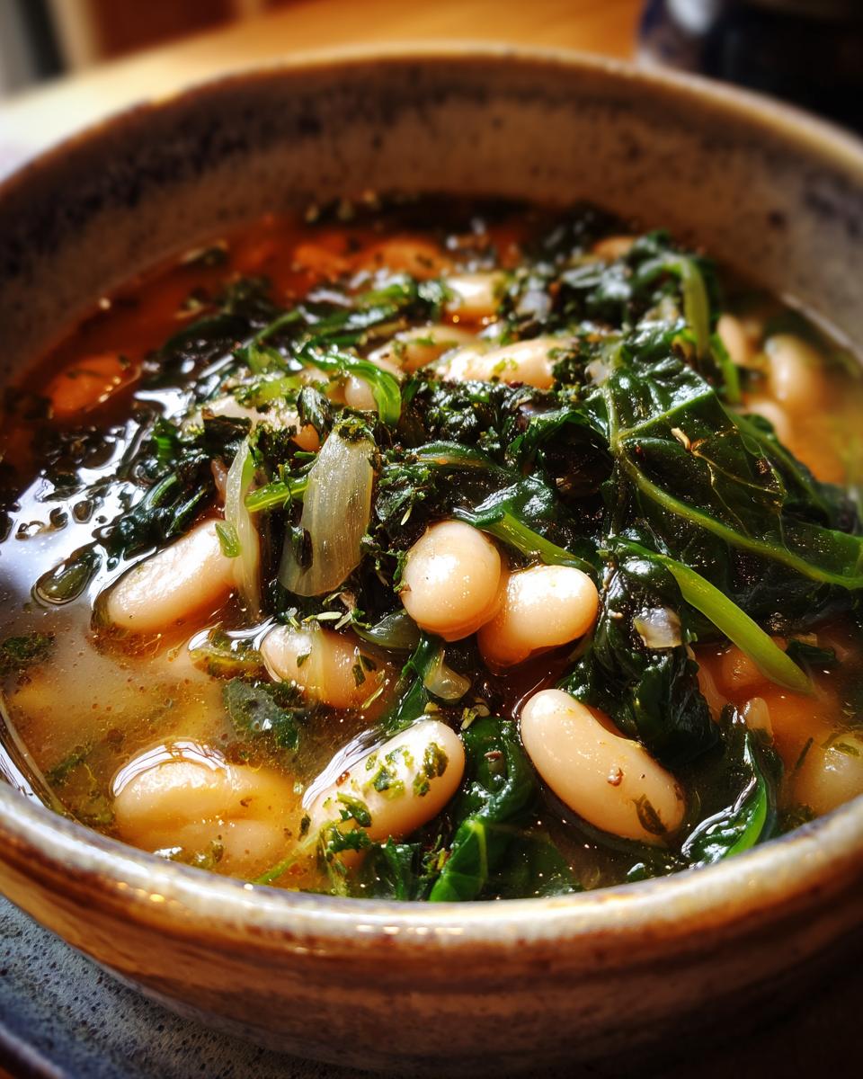 High Protein White Bean Soup - detail 1