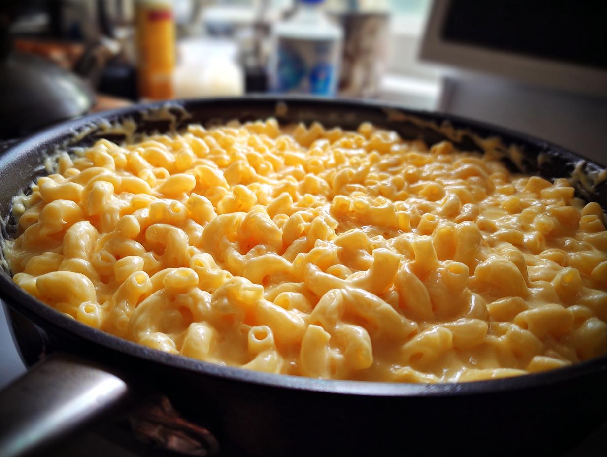 Homemade Stovetop Macaroni and Cheese - detail 3