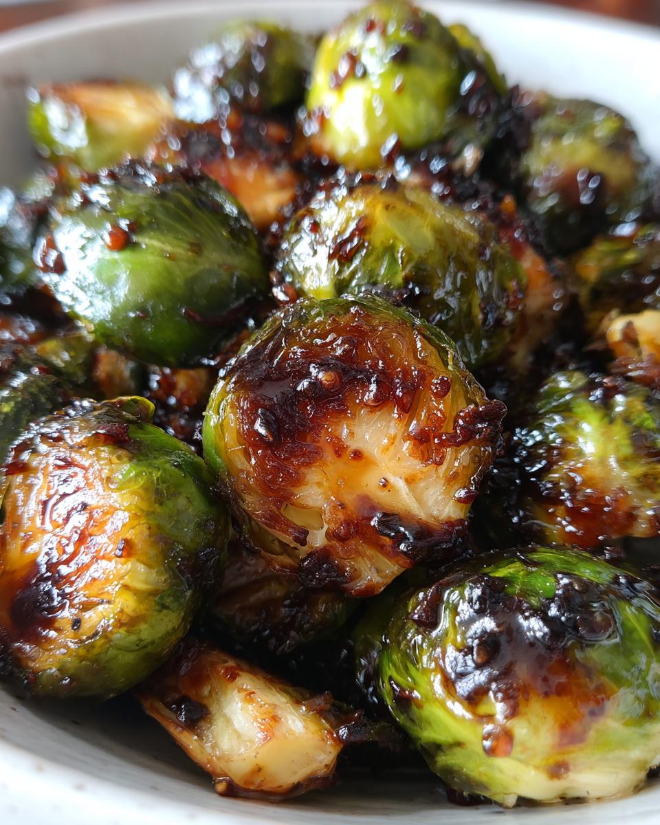 Honey Balsamic Brussels Sprouts - The Healthful Ideas - detail 2
