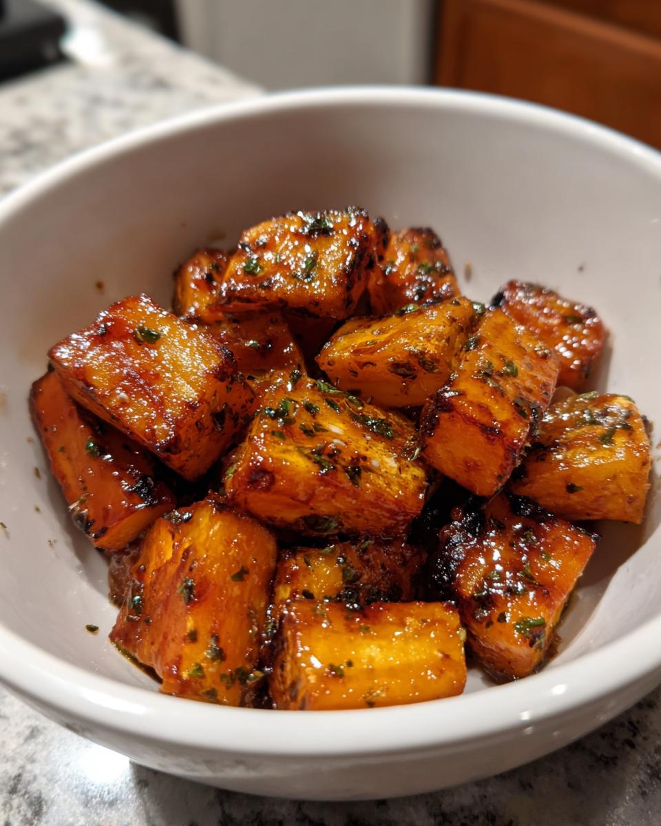 Honey Bourbon Glazed Parsnips - detail 2