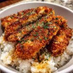 Japanese Katsu Bowl – Crispy Chicken Over Fluffy Rice