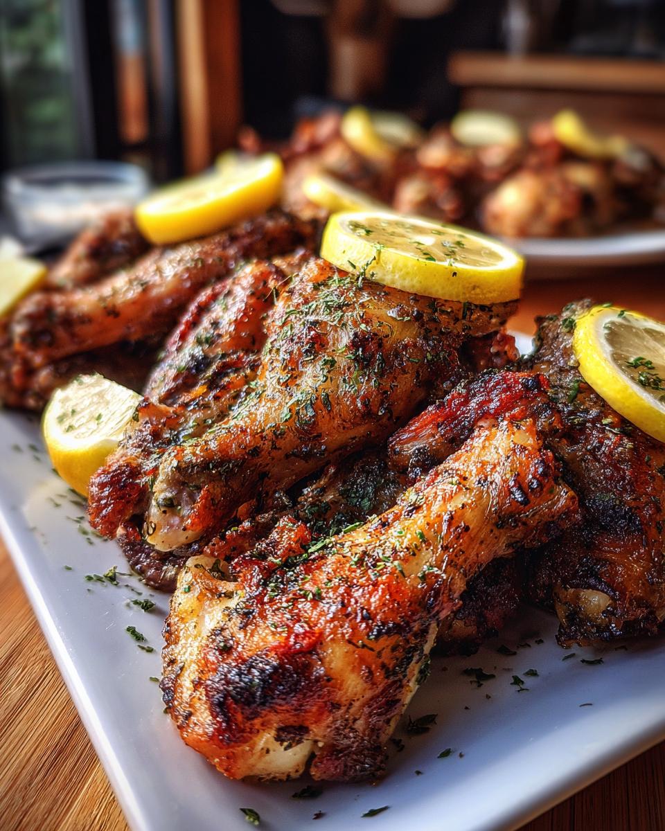 Lemon Pepper Turkey Wings - detail 1