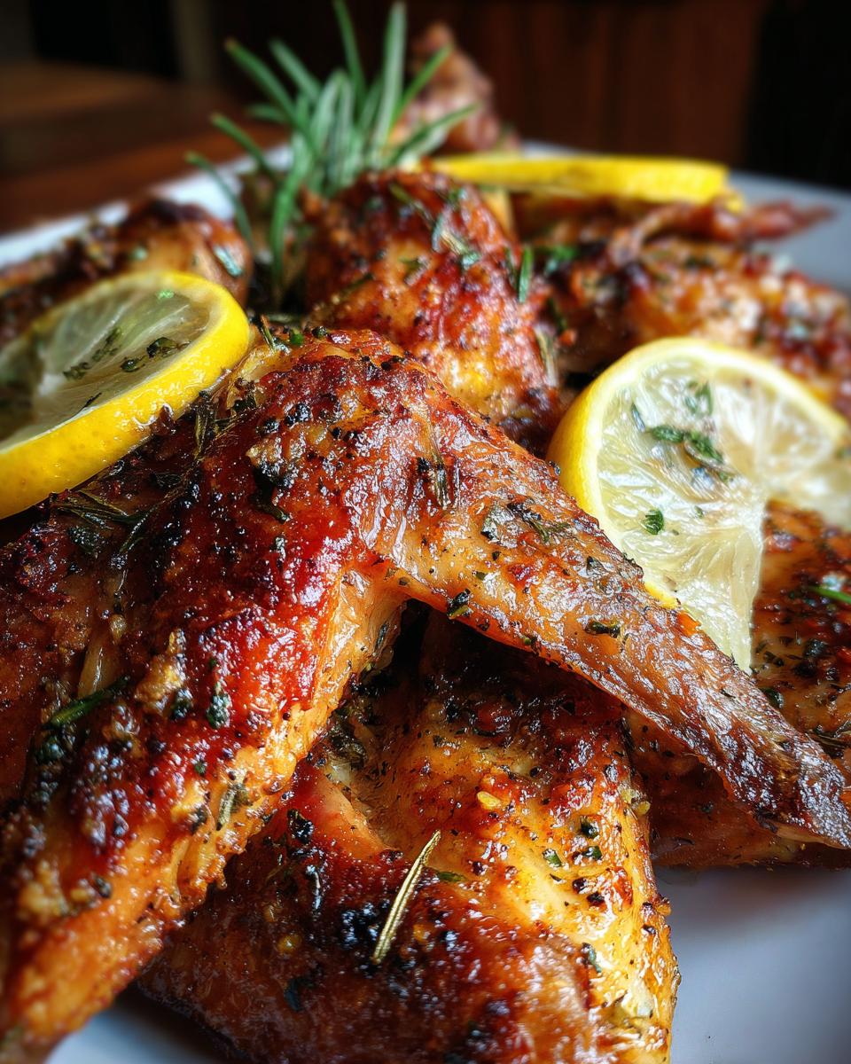 Lemon Pepper Turkey Wings - detail 2