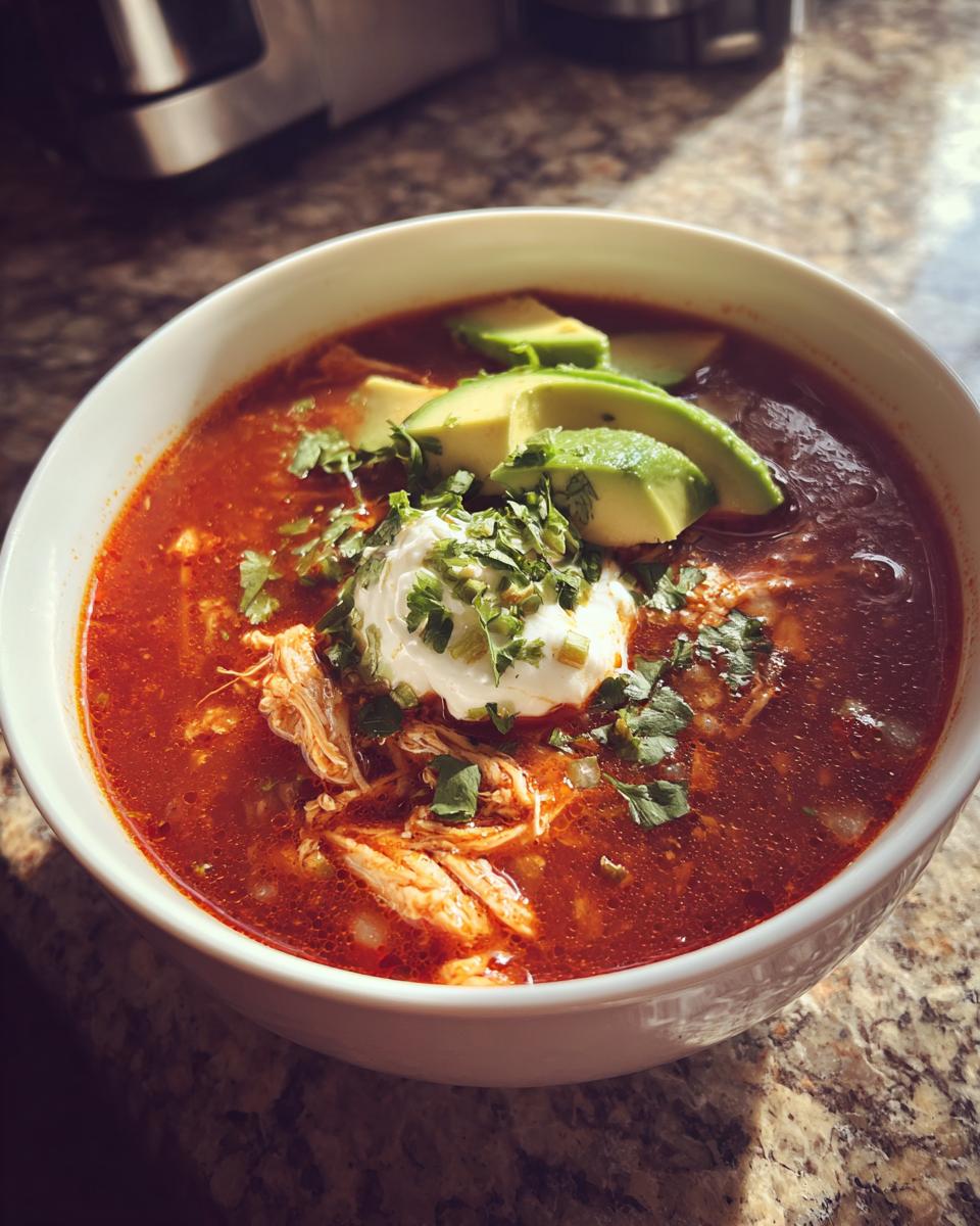 Low Carb Chicken Tortilla Soup - detail 1