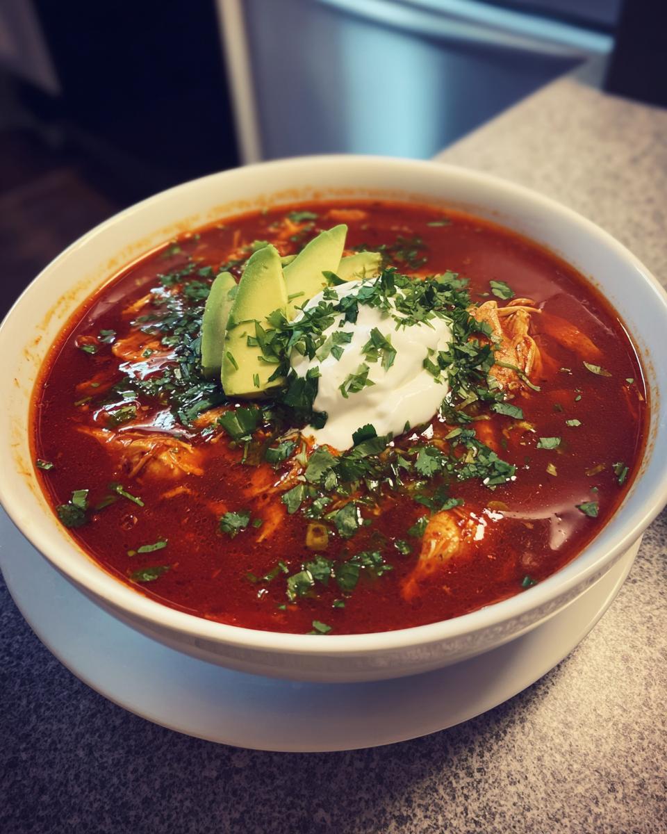 Low Carb Chicken Tortilla Soup - detail 3