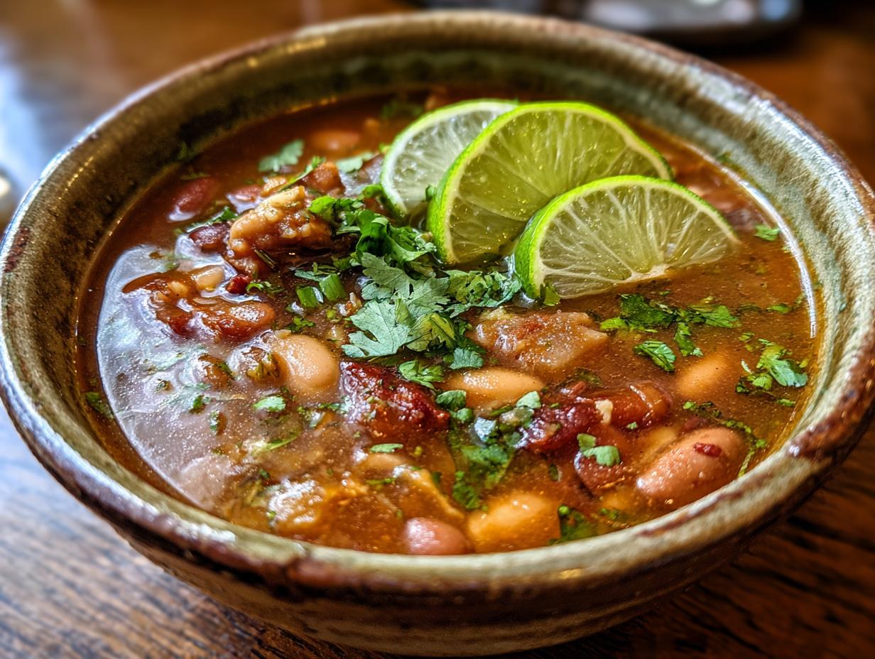 MEXICAN PINTO BEAN SOUP - detail 2