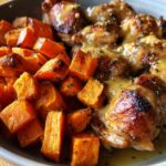 Maple Dijon Chicken & Roasted Sweet Potato Bowls - The Comfort Spoon