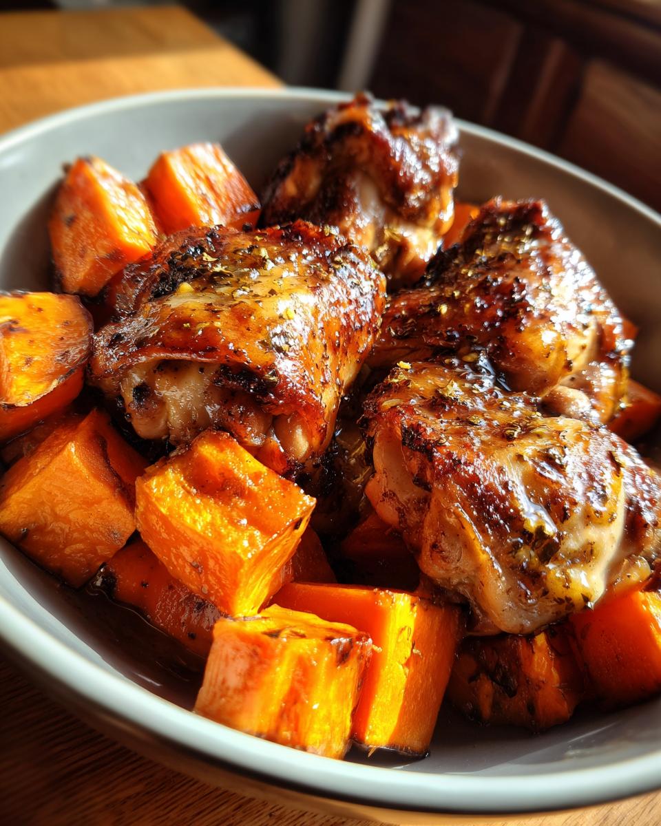 Maple Dijon Chicken & Roasted Sweet Potato Bowls - The Comfort Spoon - detail 2