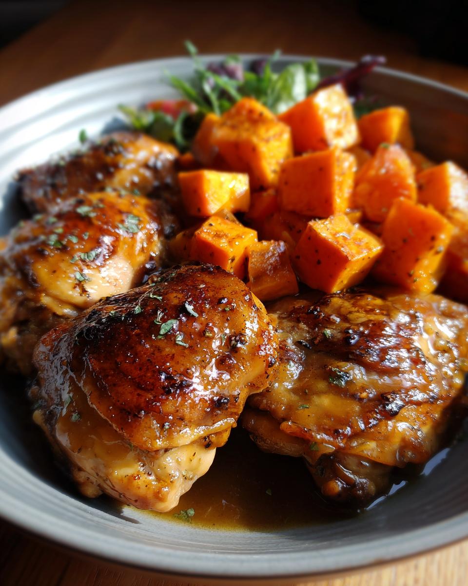Maple Dijon Chicken & Roasted Sweet Potato Bowls - The Comfort Spoon - detail 3