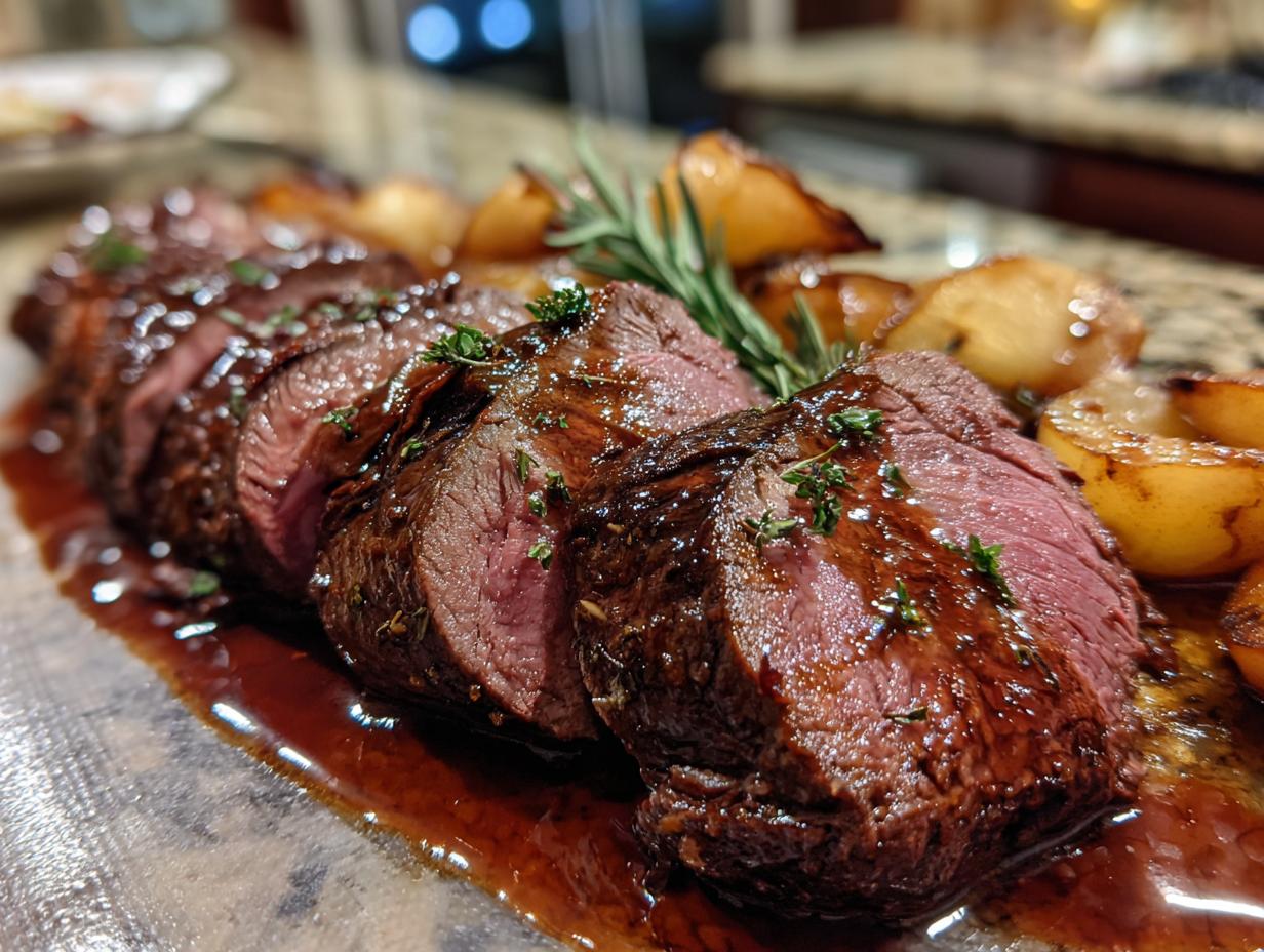 Maple Glazed beef Tenderloin - detail 3