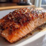 Maple Mustard Glazed Salmon