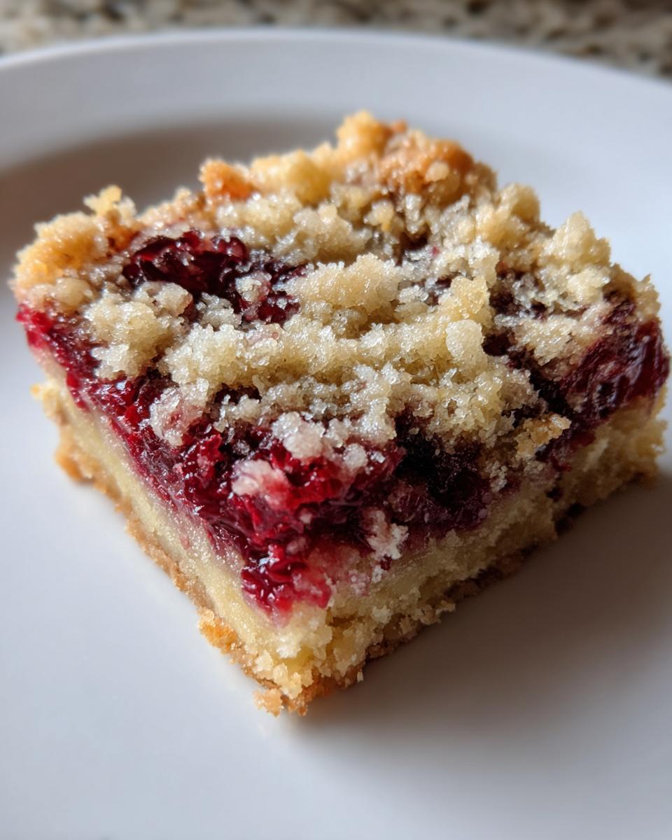 Moist Christmas Cranberry Bars - detail 2