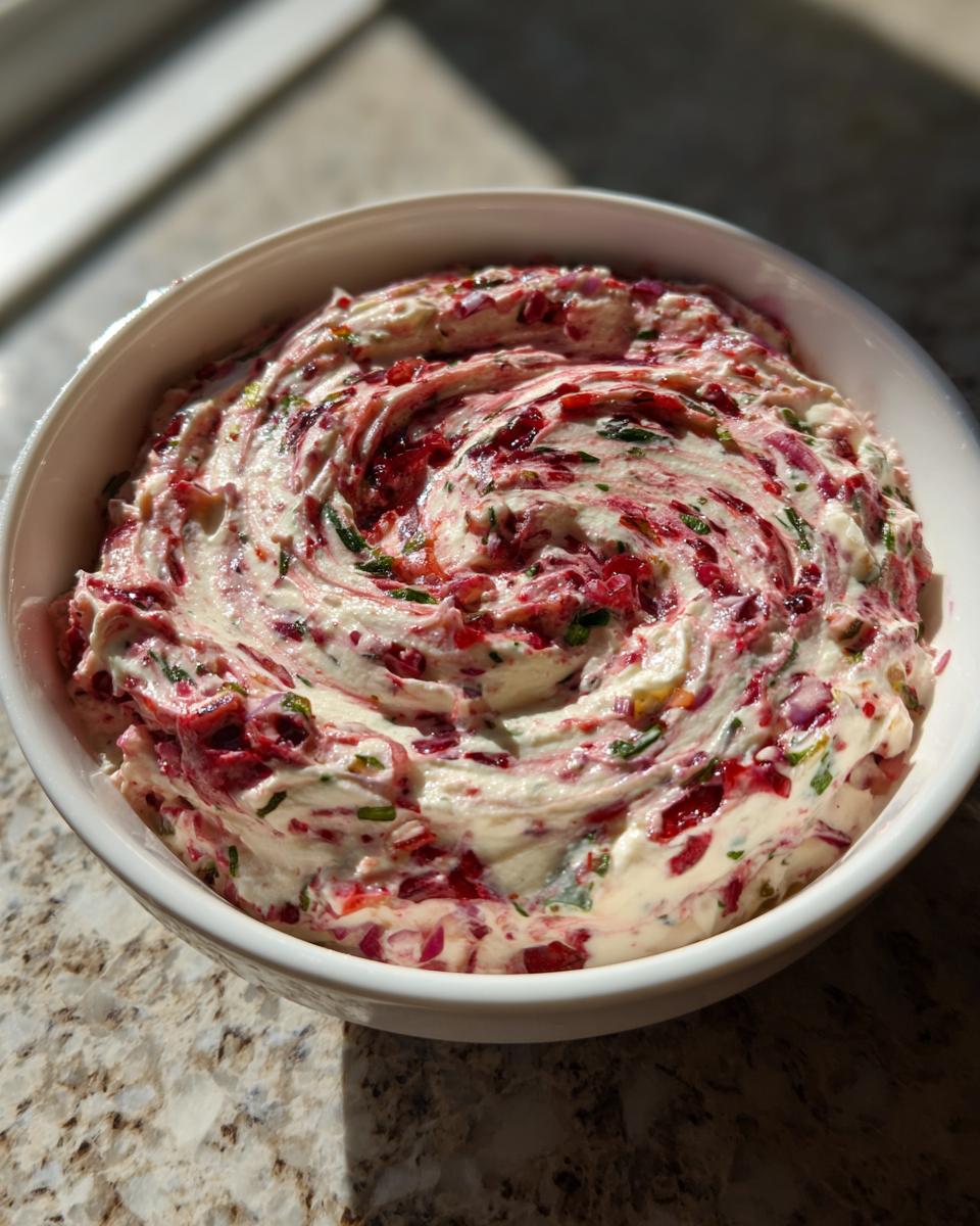 Perky Cranberry Jalapeno Cream Cheese Dip Recipe (VIDEO) - detail 3
