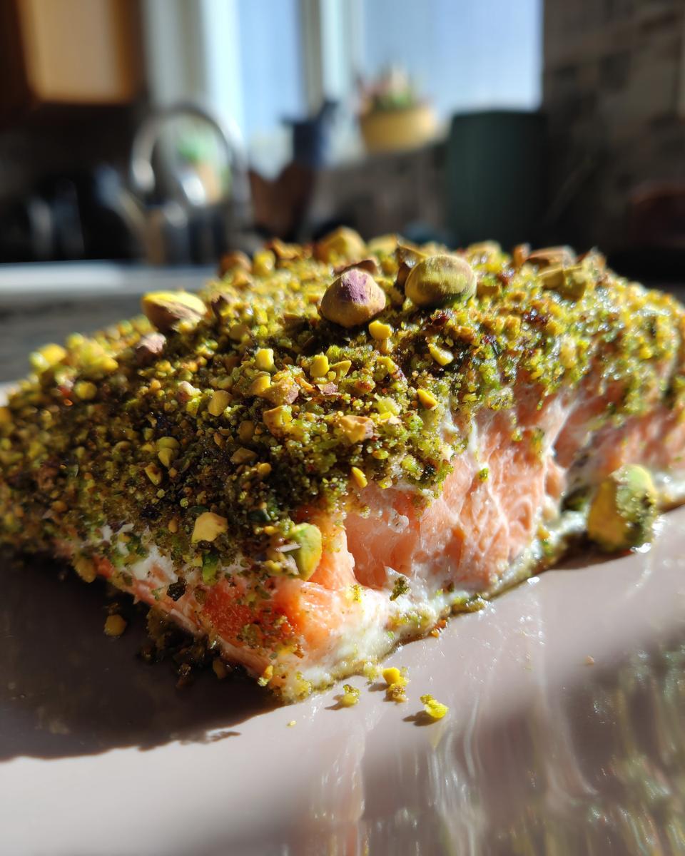 Pistachio Crusted Salmon - detail 1