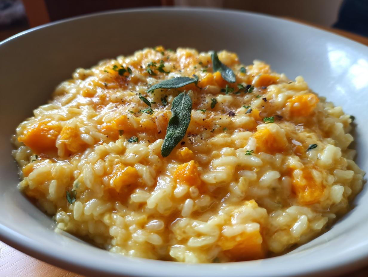 Pumpkin Sage Risotto - detail 2