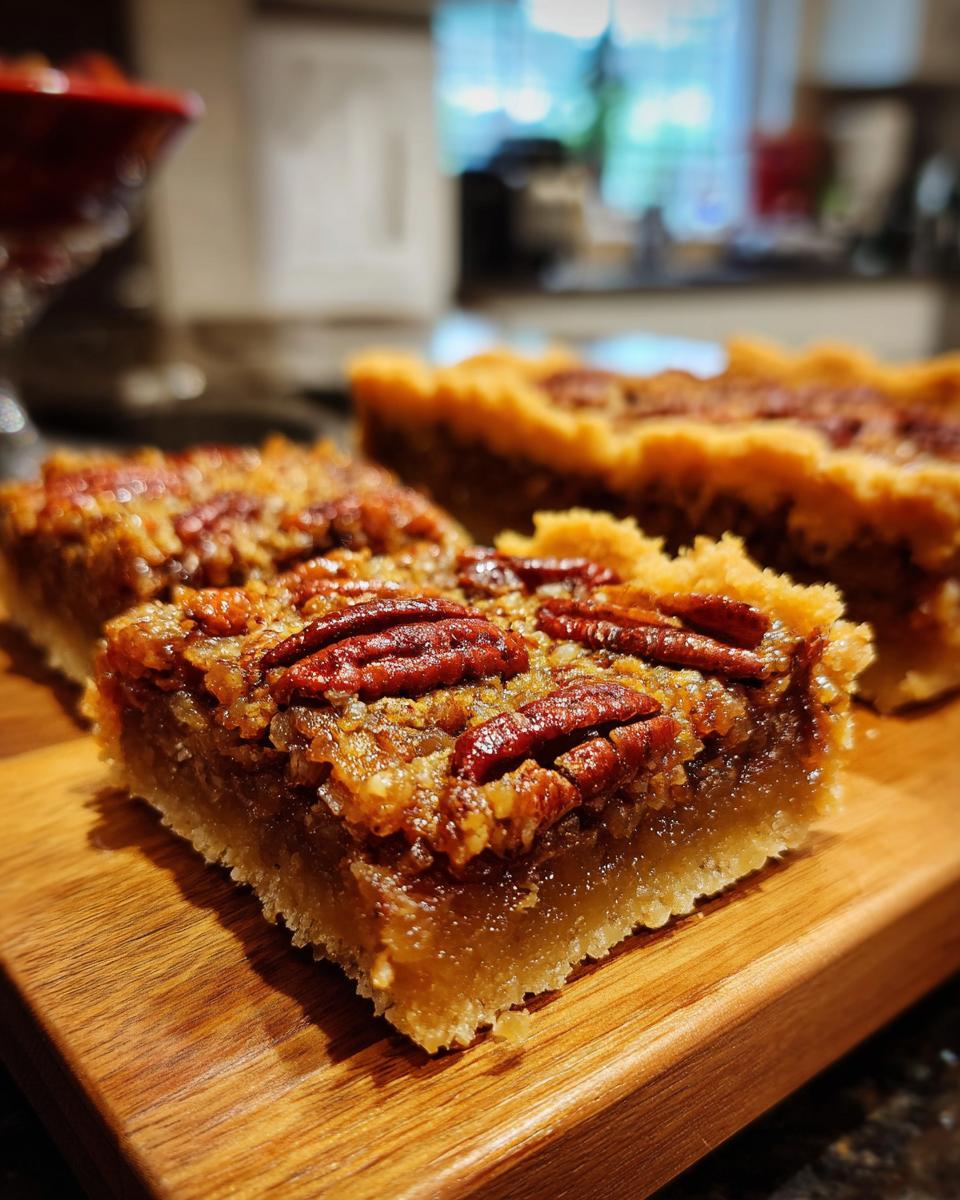 Quick Homemade Pecan Pie Bars - detail 1