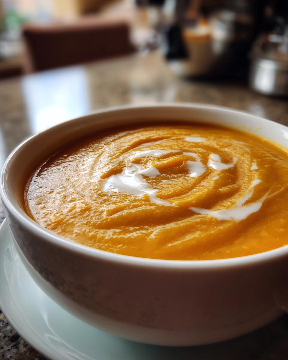 Roasted Butternut Squash Soup - detail 2