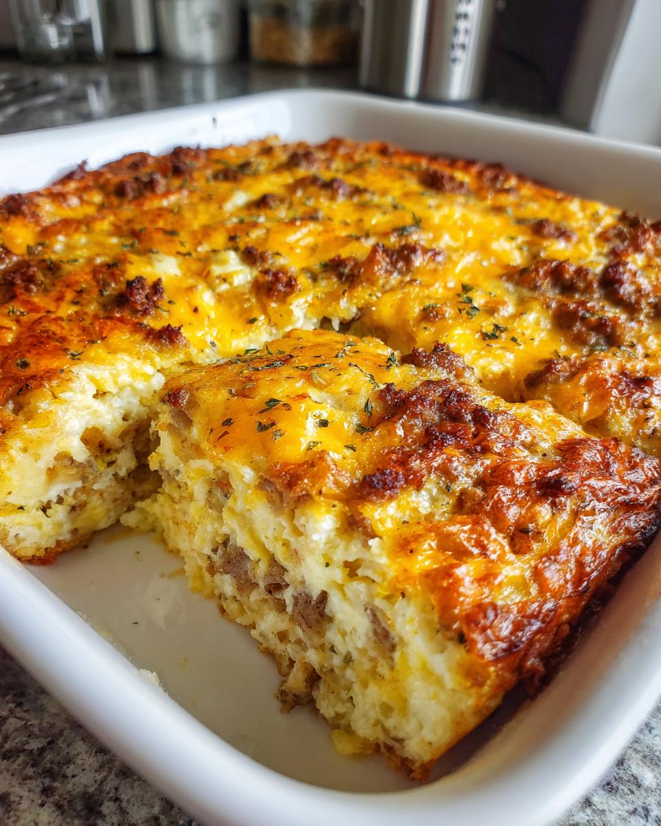 Sausage Hash Brown Breakfast Casserole Recipe - detail 2