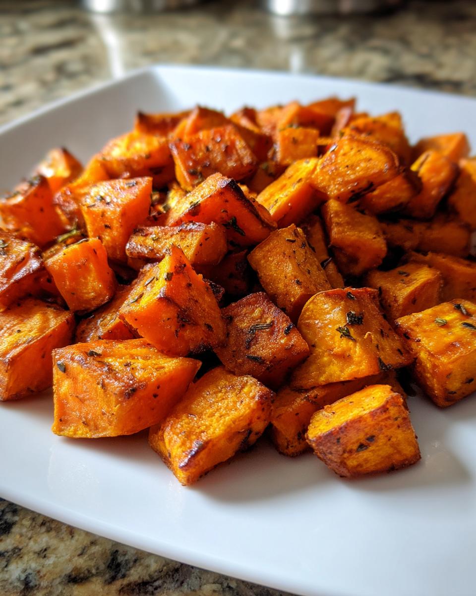 Savory Roasted Sweet Potatoes: 1 Amazing Side
