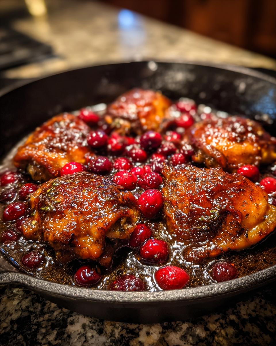 Skillet Cranberry Orange Chicken - detail 1